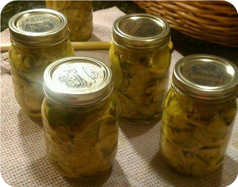 Zucchini Bread and Butter Pickles
