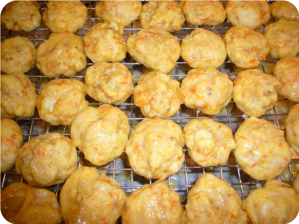 Orange Glazed Carrot Cookies