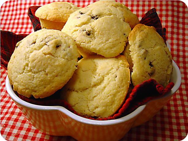 Mean Chef's Dried Cherry Corn Muffins