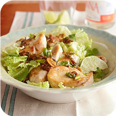 Cilantro chicken with peanuts 