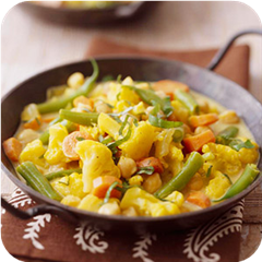 Vegetable-and-Garbanzo Curry