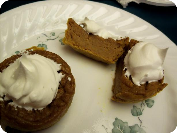 Impossible Pumpkin Pie Cupcakes