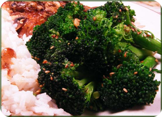 Garlic &amp; Sesame Broccoli