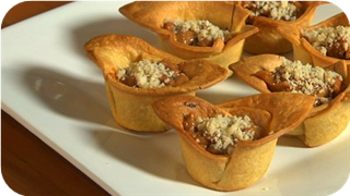 Caramel Macadamia Nut Tarts