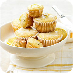 Fresh rosemary & lemon cupcakes 