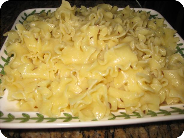 Buttered Noodles With Caraway Seeds