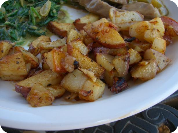 Garlic-Roasted New Potatoes