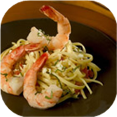 Fire Roasted Tomato and Feta Pasta with Shrimp