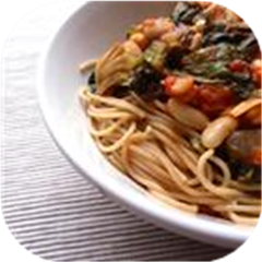 Penne Pasta with Cannellini Beans and Escarole