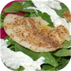 Tilapia with Creamy Sauce
