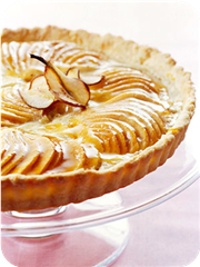 Orchard pear tart