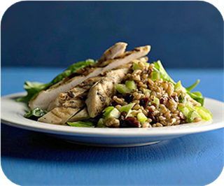 Wheat berry salad 