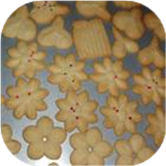 Swedish Ground Almond Spritz Cookies
