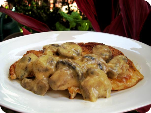 Chicken With Mushroom Cream Sauce