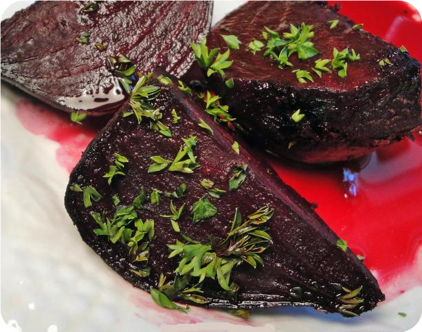 Beets in Sweet Orange Sauce (Middle East)