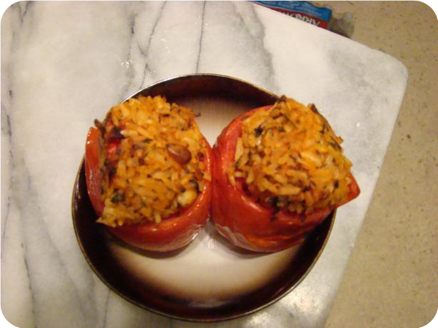 Tomatoes Stuffed With Rice