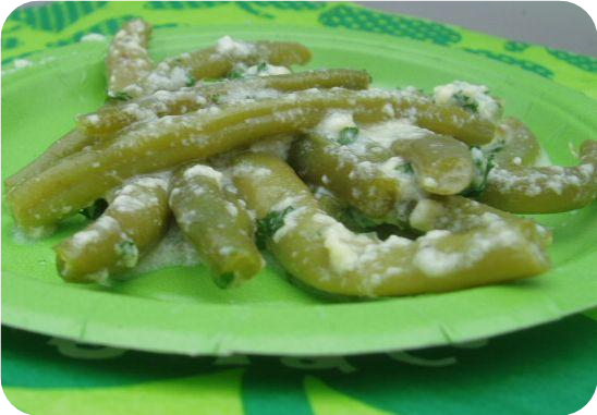Beans With Parsley Sauce