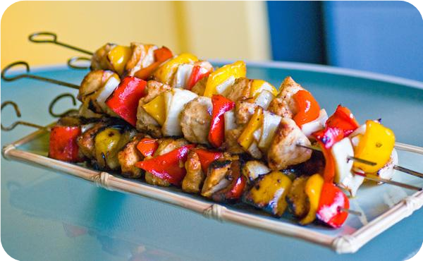 Middle Eastern Chicken Kebabs in Honey-Soy Marinade