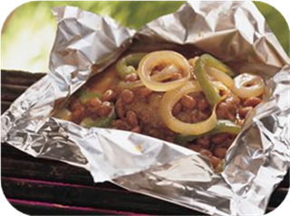 Old West Grilled Bean and Burger Packs