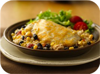 Cheesy Chicken and Rice Casserole