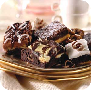 Buttermilk-Pecan Brownies with Sour Cream Frosting