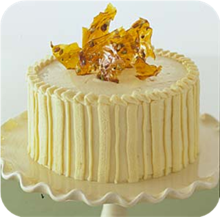 Pistachio Cake with White Chocolate Buttercream 