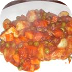 One Skillet Pork Supper