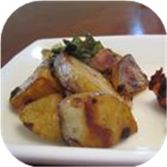 Potato Basil Scramble