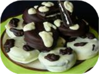 Cow Spot Cookies