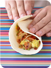Breakfast burrito wraps 