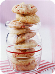 White-Chocolate Candy Cane Drops