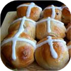 Pull-Apart Hot Cross Buns
