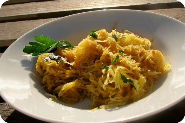 Moroccan Spiced Spaghetti Squash