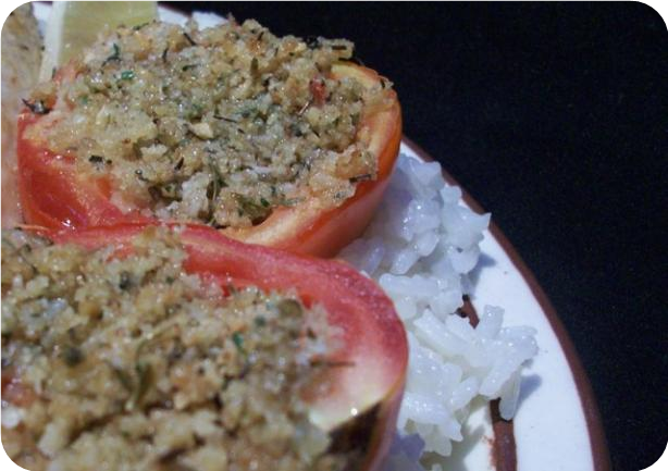Simple Parmesan Tomatoes