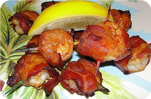 Bacon Bites Flambe