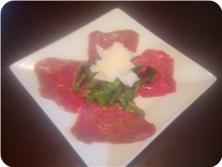 Antonio Carluccio's Dandelion Salad with Beef Carpaccio
