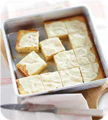 White chocolate brownies 