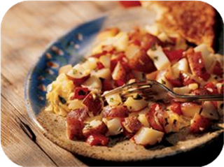 Basil-Vegetable Scramble (Cooking for 2)