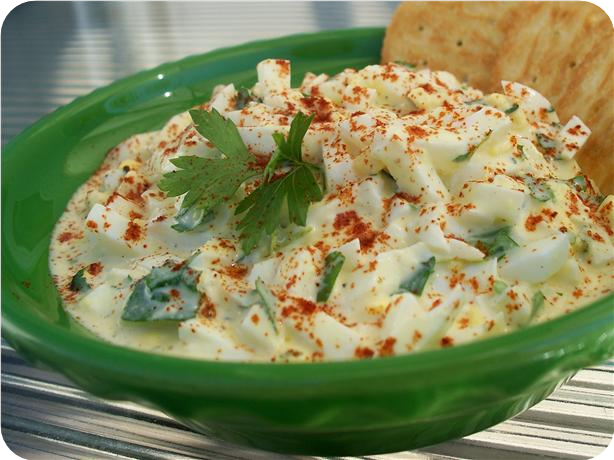Tahini Egg Salad (Mutabbalat Taheena)