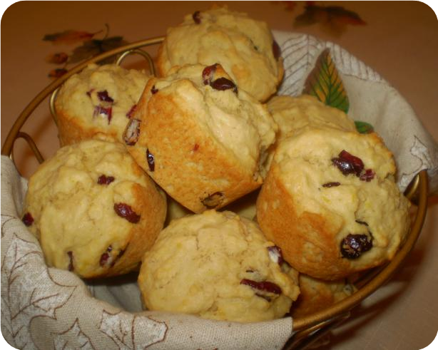 Cranberry &amp; Lemon Muffins