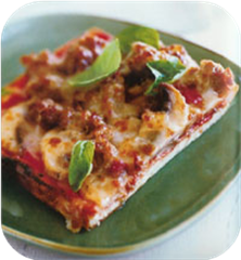 Lo-Carb Deep-Dish Pizza Quiche