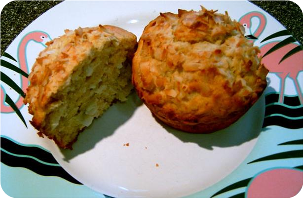 Banana Coconut Muffins