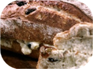 Grilled Cheesy Olive Bread
