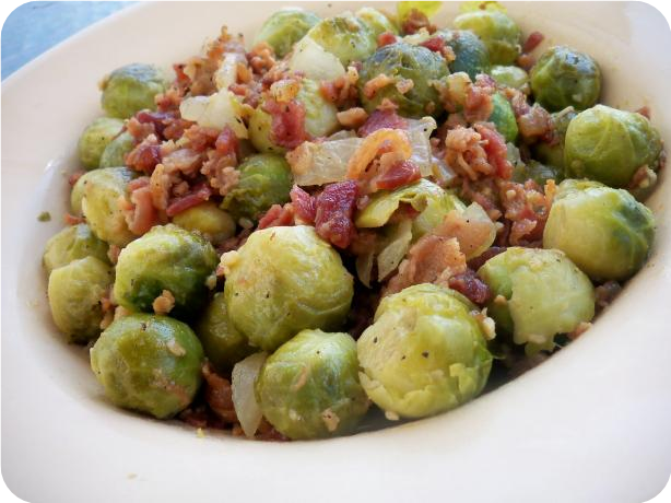 Bacon Brussels Sprouts (Yum!)