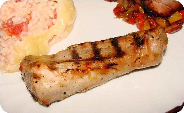 Grilled Brown Sugar Pork Chops