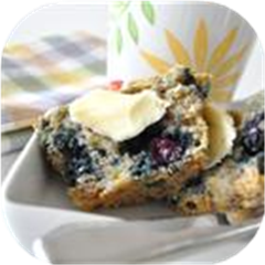 Health Nut Blueberry Muffins