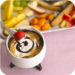 Chocolate-Peanut Butter Fondue 