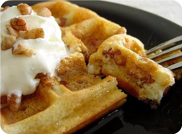 Buttermilk Pecan Waffles