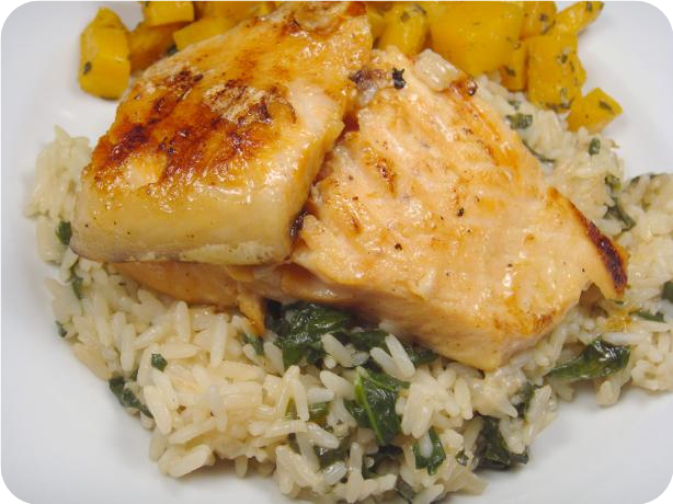 Grilled Dijon-Maple Salmon