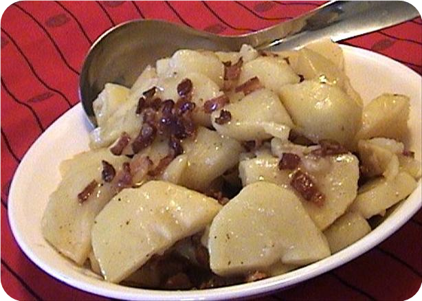 Hot German Potato Salad (Microwave)
